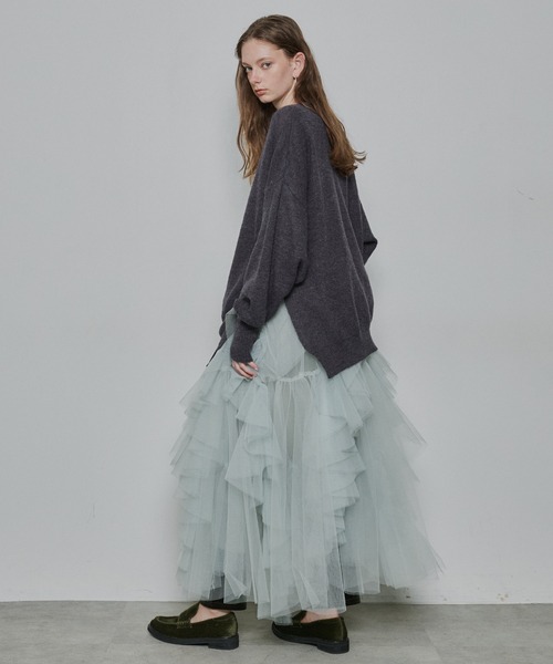 LA BELLE ETUDE（ラベルエチュード）の「Lily ボリュームチュールスカート（スカート・レディース・ホワイト/ブラック/ライトグリーン/ピンク・0/1）」の14枚目の写真
