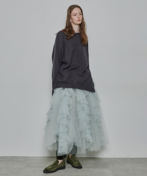 LA BELLE ETUDE（ラベルエチュード）の「Lily ボリュームチュールスカート（スカート・レディース・ホワイト/ブラック/ライトグリーン/ピンク・0/1）」の15枚目の写真