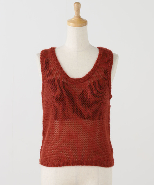 NICENICE MOMENT / ナイスナイスモーメント LOOSE TANK TOP ニット