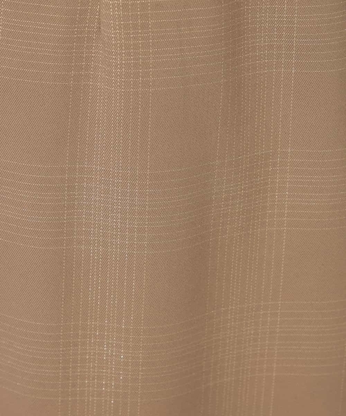 a.v.v（アーヴェヴェ）の「ラメチェックナロースカート（スカート・レディース・チャコールグレー/モカ・36/38）」の4枚目の写真