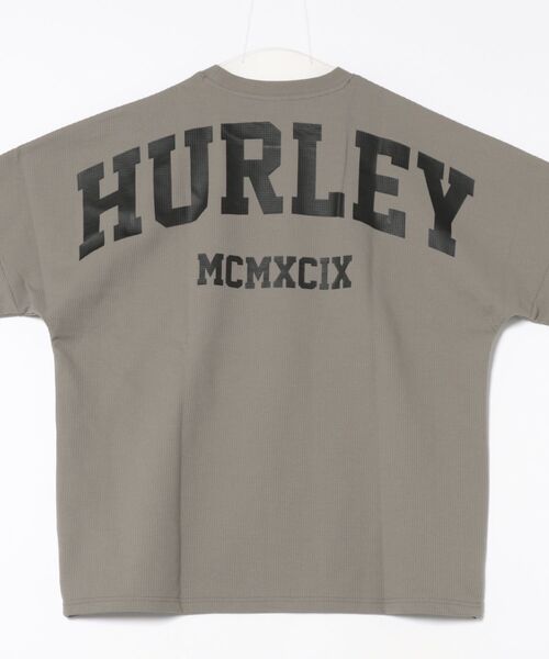 Hurley （ハーレー）の「【Hurley/ハーレー】ヘビーウェイトサーマルロングTシャツ　バックプリント　吸水速乾　オーバーサイズシルエット　THERMAL BACK ARC LS（Tシャツ/カットソー・メンズ・ブラック/オフホワイト/カーキブラウン・SMALL/MEDIUM/LARGE/X-LARGE）」の4枚目の写真