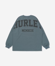 Hurley （ハーレー）の「【Hurley/ハーレー】ヘビーウェイトサーマルロングTシャツ　バックプリント　吸水速乾　オーバーサイズシルエット　THERMAL BACK ARC LS（Tシャツ/カットソー）」