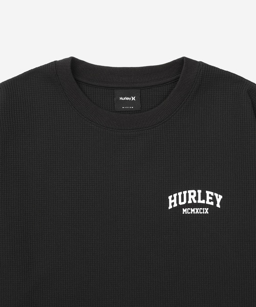 Hurley （ハーレー）の「【Hurley/ハーレー】ヘビーウェイトサーマルロングTシャツ　バックプリント　吸水速乾　オーバーサイズシルエット　THERMAL BACK ARC LS（Tシャツ/カットソー・メンズ・ブラック/オフホワイト/カーキブラウン・SMALL/MEDIUM/LARGE/X-LARGE）」の12枚目の写真