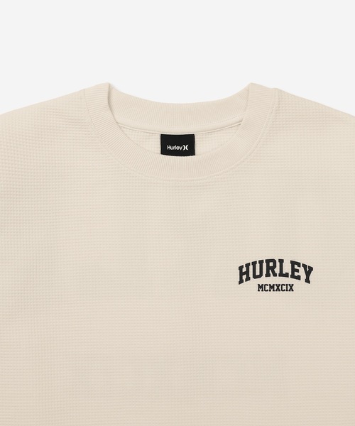 Hurley （ハーレー）の「【Hurley/ハーレー】ヘビーウェイトサーマルロングTシャツ　バックプリント　吸水速乾　オーバーサイズシルエット　THERMAL BACK ARC LS（Tシャツ/カットソー・メンズ・ブラック/オフホワイト/カーキブラウン・SMALL/MEDIUM/LARGE/X-LARGE）」の14枚目の写真