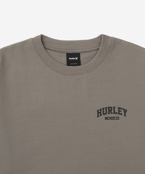 Hurley （ハーレー）の「【Hurley/ハーレー】ヘビーウェイトサーマルロングTシャツ　バックプリント　吸水速乾　オーバーサイズシルエット　THERMAL BACK ARC LS（Tシャツ/カットソー・メンズ・ブラック/オフホワイト/カーキブラウン・SMALL/MEDIUM/LARGE/X-LARGE）」の10枚目の写真