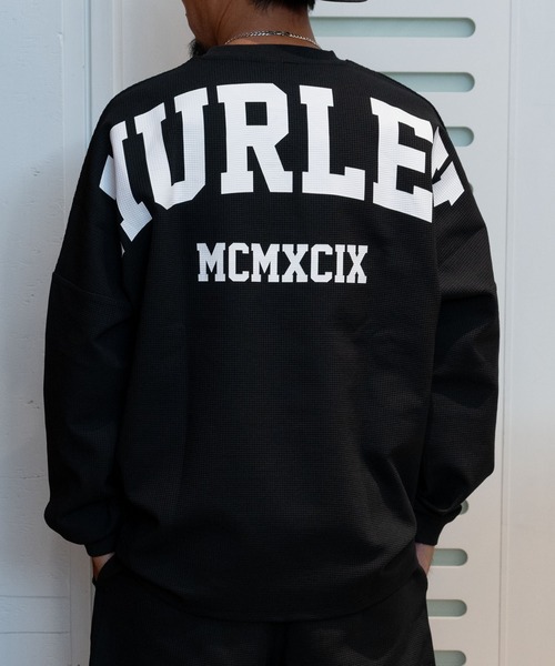 Hurley （ハーレー）の「【Hurley/ハーレー】ヘビーウェイトサーマルロングTシャツ　バックプリント　吸水速乾　オーバーサイズシルエット　THERMAL BACK ARC LS（Tシャツ/カットソー・メンズ・ブラック/オフホワイト/カーキブラウン・SMALL/MEDIUM/LARGE/X-LARGE）」の20枚目の写真