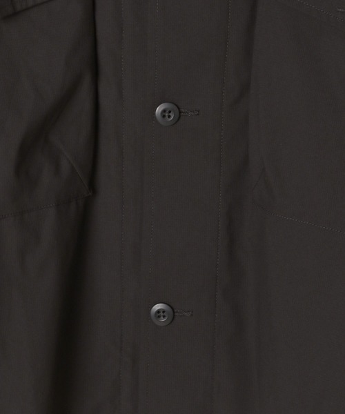 BAYFLOW(ベイフロー)の「【ストレッチ・イージーケア・吸水速乾・マシンウォッシャブル】SOLOTEXシャツジャケット(その他トップス・メンズ・カーキ/ブラック・LARGE/MEDIUM)」の6枚目の写真