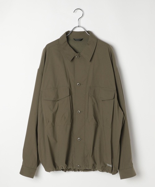 BAYFLOW(ベイフロー)の「【ストレッチ・イージーケア・吸水速乾・マシンウォッシャブル】SOLOTEXシャツジャケット(その他トップス・メンズ・カーキ/ブラック・LARGE/MEDIUM)」の13枚目の写真