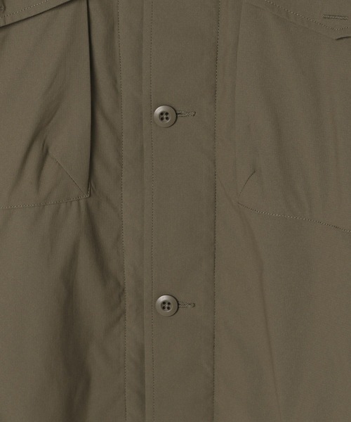 BAYFLOW(ベイフロー)の「【ストレッチ・イージーケア・吸水速乾・マシンウォッシャブル】SOLOTEXシャツジャケット(その他トップス・メンズ・カーキ/ブラック・LARGE/MEDIUM)」の14枚目の写真