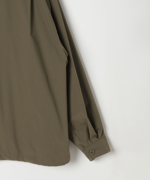 BAYFLOW(ベイフロー)の「【ストレッチ・イージーケア・吸水速乾・マシンウォッシャブル】SOLOTEXシャツジャケット(その他トップス・メンズ・カーキ/ブラック・LARGE/MEDIUM)」の20枚目の写真