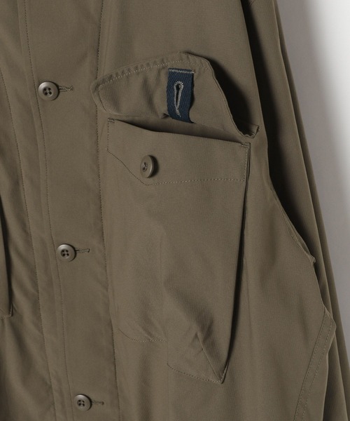 BAYFLOW(ベイフロー)の「【ストレッチ・イージーケア・吸水速乾・マシンウォッシャブル】SOLOTEXシャツジャケット(その他トップス・メンズ・カーキ/ブラック・LARGE/MEDIUM)」の22枚目の写真