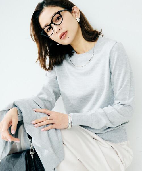 セール】【アンサンブル可/洗える/ウール100%】クルーネックウール