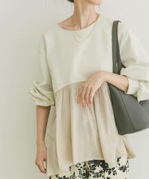 ITEMS URBANRESEARCH | 袖ボリュームドッキングプルオーバー(Tシャツ/カットソー)