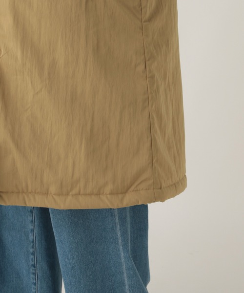 Elura（エルーラ）の「スタンドカラー中綿コート/571754（ダウンジャケット/コート・レディース・キャメル/ブラック・FREE）」の18枚目の写真