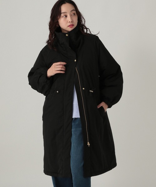 スタンドカラー中綿コート/571754（ダウンジャケット/コート）｜Elura
