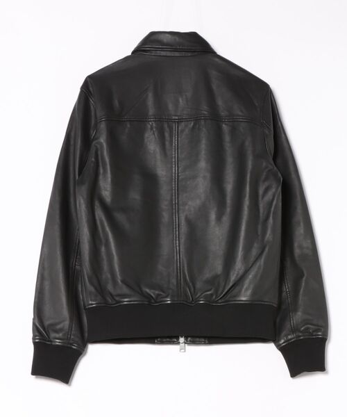 ALLSAINTS(オールセインツ)の「RASHFORD LEATHER JACKET | RASHFORD レザー ジャケット(その他アウター・メンズ・ブラック・XS/S/M/L/XL)」の2枚目の写真