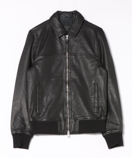 ALLSAINTS(オールセインツ)の「RASHFORD LEATHER JACKET | RASHFORD レザー ジャケット(その他アウター・メンズ・ブラック・XS/S/M/L/XL)」の8枚目の写真