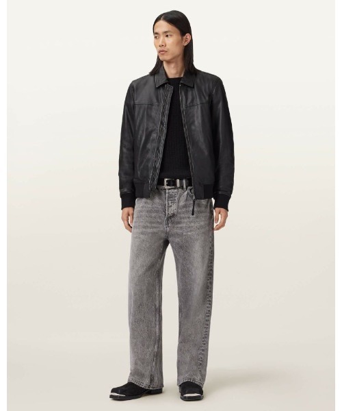 ALLSAINTS(オールセインツ)の「RASHFORD LEATHER JACKET | RASHFORD レザー ジャケット(その他アウター・メンズ・ブラック・XS/S/M/L/XL)」の6枚目の写真