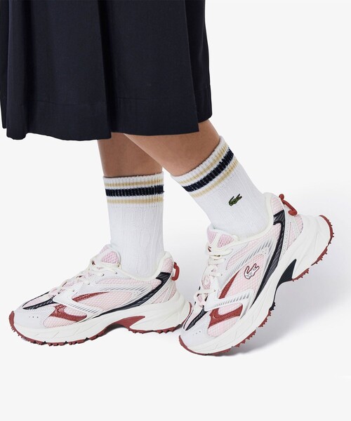 LACOSTE(ラコステ)の「レディース L003 NEO SHOT 225 3 SFA(スニーカー・レディース・ライトピンク・22.5cm/23.5cm/24.5cm/23.0cm/24.0cm)」の8枚目の写真
