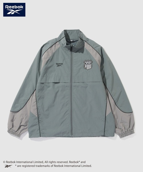 Reebok(リーボック)の「Reebok Emblem Detail Nylon Jacket/リーボック エンブレムディテール ナイロン トラックジャケット(ナイロンジャケット・メンズ・ブラック系その他/グレー系その他・XL/L/M)」の3枚目の写真