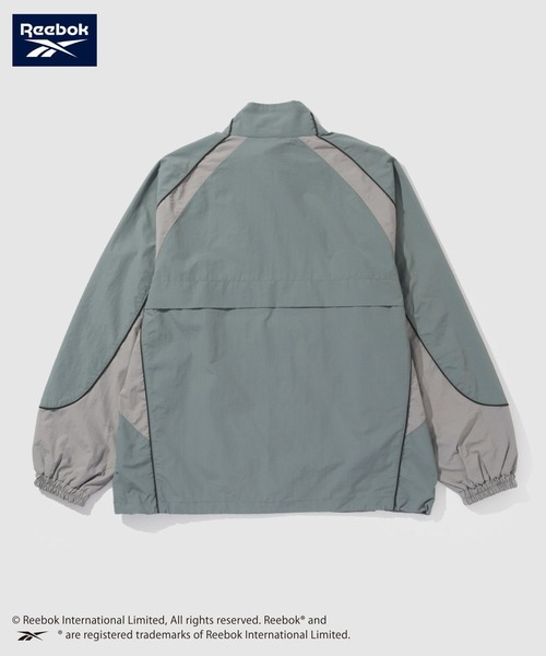 Reebok(リーボック)の「Reebok Emblem Detail Nylon Jacket/リーボック エンブレムディテール ナイロン トラックジャケット(ナイロンジャケット・メンズ・ブラック系その他/グレー系その他・XL/L/M)」の4枚目の写真