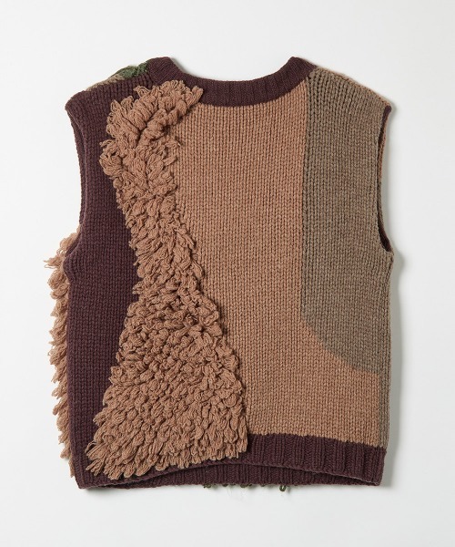leinwande（ラインヴァンド）の「Landscape Intarsia Knit Vest（ベスト・レディース・ホワイト/ブラック/ブラウン・ONE SIZE）」の15枚目の写真