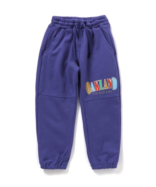 F.O.KIDS（エフオーキッズ）の「【ジュニア対応】カラバリグラフィックパンツ（スウェットパンツ・キッズ・パープル/チャコール/イエロー/ピンク/グリーン/グレー・80/90/100/110/120/130/140/150/160）」の4枚目の写真