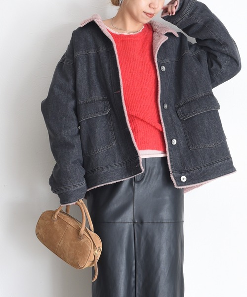 ※専用　エイミーロウ　デニム&ボア カバーオール　Eimee Law デニム&ボア カバーオール（カバーオール）｜Eimee Law（エイミーロウ