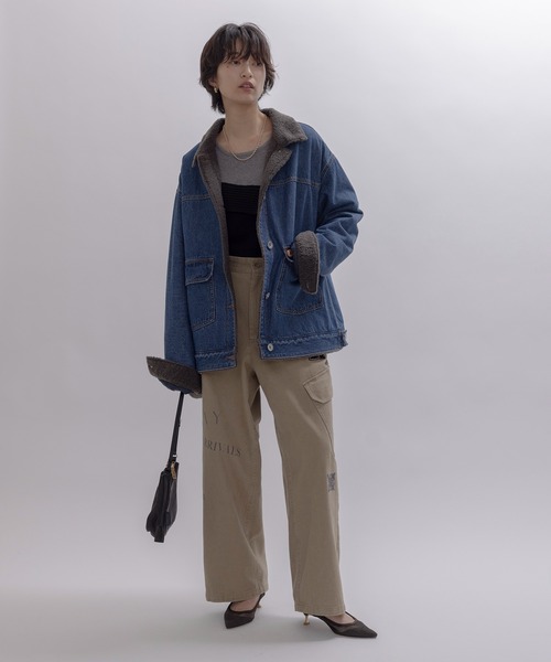 ※専用　エイミーロウ　デニム&ボア カバーオール　Eimee Law デニム&ボア カバーオール Eimee Law│Eimee Law & LHELBIE 公式