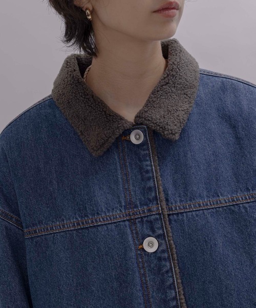 デニム&ボア カバーオール Eimee Law│Eimee Law & LHELBIE 公式