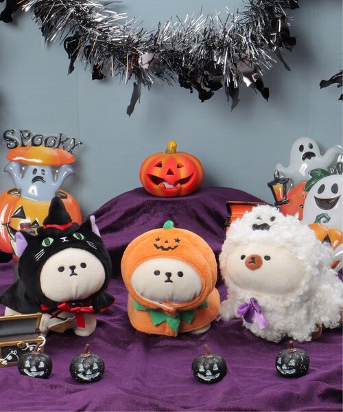 LBC（エルビーシー）の「PLUFFY かぶりもの かぼちゃスーツ（クッション/クッションカバー・レディース・オレンジ・FREE）」の9枚目の写真