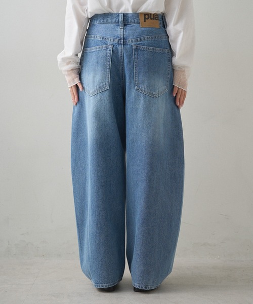 PUAL CE CIN(ピュアルセシン)の「コーンデニム 3Dデニムパンツ(デニムパンツ・レディース・インディゴブルー/ブルー・MEDIUM/SMALL)」の12枚目の写真