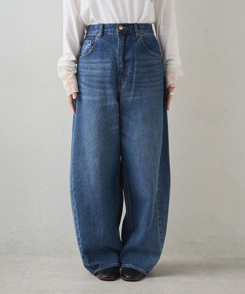 PUAL CE CIN（ピュアルセシン）の「コーンデニム 3Dデニムパンツ