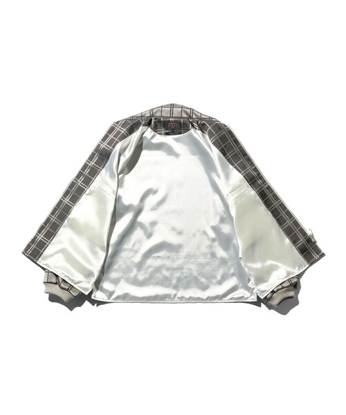 BEAMS PLUS（ビームスプラス）の「ブライト グリッド グリース ジャケット（ブルゾン・メンズ・ベージュ・XL/S/M/L）」の3枚目の写真
