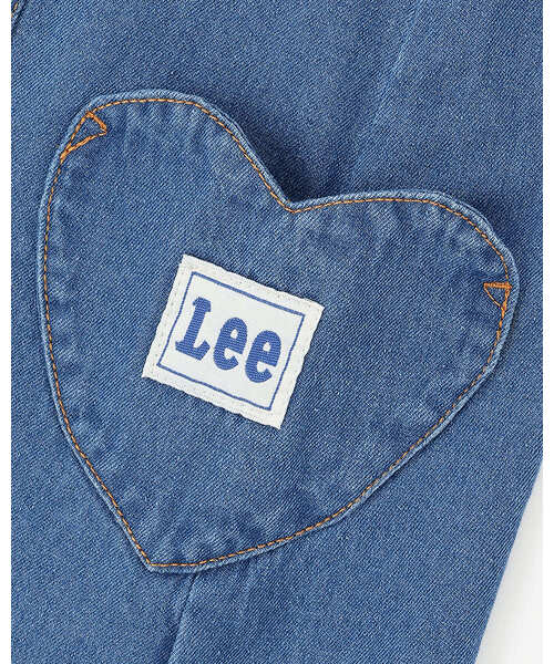 petit main（プティマイン）の「【Lee】デニムワンピース（シャツワンピース・キッズ・サックスブルー/チャコール・100cm/120cm/130cm/110cm/80ｃｍ/90cm）」の8枚目の写真