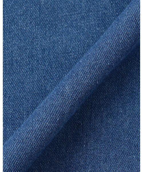 petit main（プティマイン）の「【Lee】デニムワンピース（シャツワンピース・キッズ・サックスブルー/チャコール・100cm/120cm/130cm/110cm/80ｃｍ/90cm）」の7枚目の写真