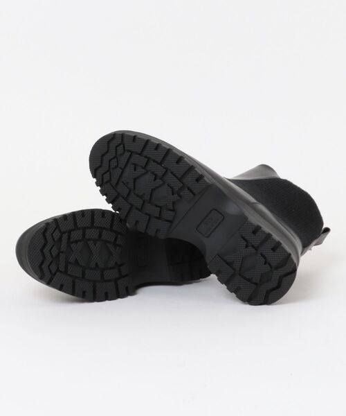 HEAL ME(ヒールミー)の「heal me ヒールミー レディース ニットコンビブーツ【耐水/幅広3E/滑りにくい/暖か裏起毛】ショートブーツ ウィンターシューズ 225405(ブーツ・レディース・ブラック・25.0cm/24.5cm/24.0cm/23.5cm/23.0cm)」の3枚目の写真