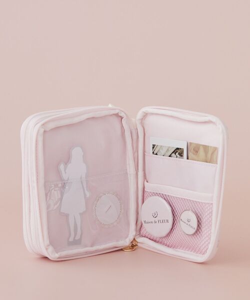 リボンプリントマルチケース（ポーチ）｜Maison de FLEUR（メゾンド