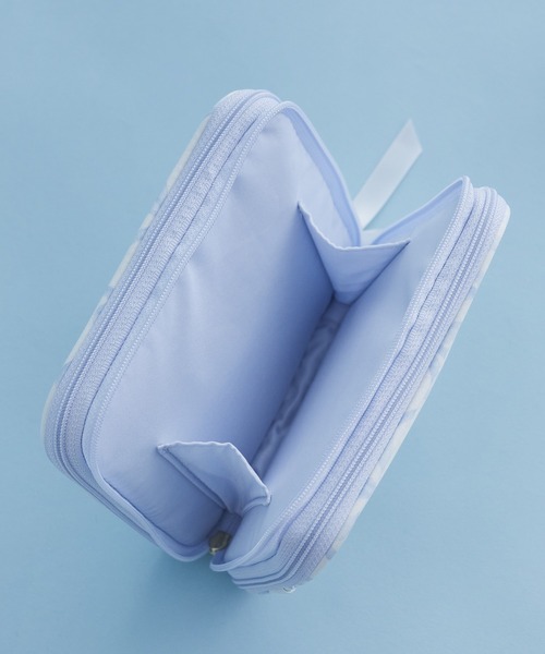 Maison de FLEUR（メゾンドフルール）の「リボンプリントマルチケース（ポーチ・レディース・ライトブルー/ブラック/ピンク・FREE）」の12枚目の写真