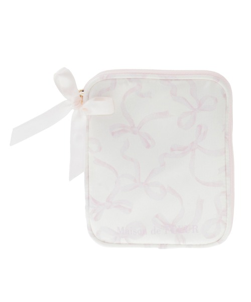 Maison de FLEUR（メゾンドフルール）の「リボンプリントマルチケース（ポーチ・レディース・ライトブルー/ブラック/ピンク・FREE）」の11枚目の写真