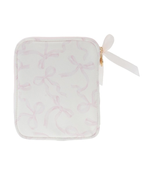 Maison de FLEUR（メゾンドフルール）の「リボンプリントマルチケース（ポーチ・レディース・ライトブルー/ブラック/ピンク・FREE）」の17枚目の写真