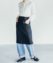 STYLE＝（スタイルイコール）の「【ええエプロン】エプロン ミドル丈 サロン エプロン。着るだけで 高級店の佇まいに。（エプロン）」