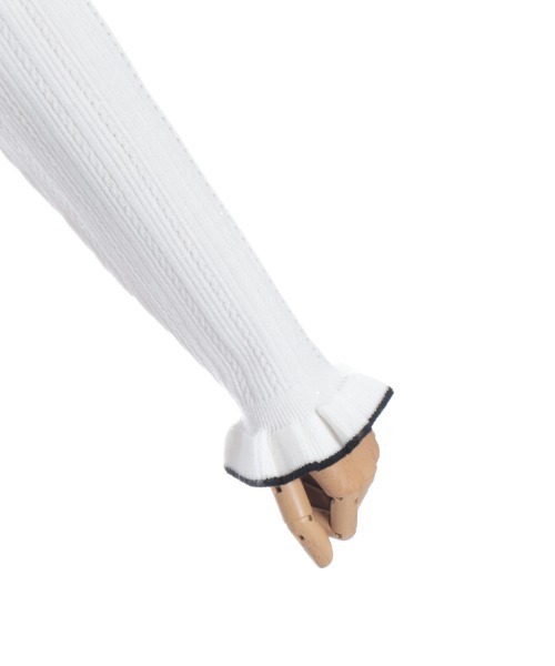 axes femme POETIQUE（アクシーズファムポエティック）の「前後２ｗａｙラメニットＰＯ（ニット/セーター・レディース・キナリ/ピンク/グレー/イエロー・MEDIUM）」の18枚目の写真