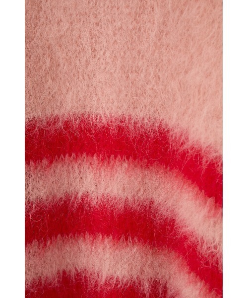 CLANE x FRGMT BORDER MOHAIR KNIT TOPS（ニット/セーター）｜CLANE