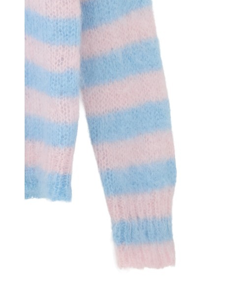 CLANE x FRGMT BORDER MOHAIR KNIT TOPS(ニット/セーター)|CLANE CLANE x FRGMT BORDER MOHAIR KNIT TOPS(ニット/セーター)|CLANE