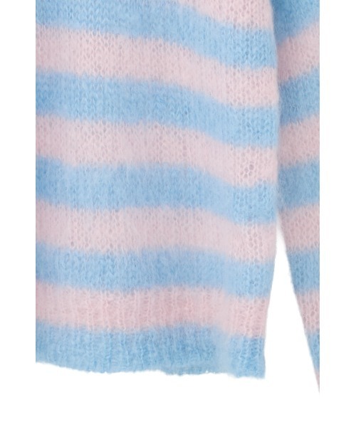 CLANE x FRGMT BORDER MOHAIR KNIT TOPS(ニット/セーター)|CLANE CLANE x FRGMT BORDER MOHAIR KNIT TOPS(ニット/セーター)|CLANE