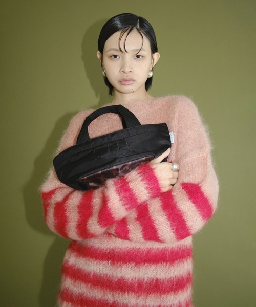 CLANE x FRGMT BORDER MOHAIR KNIT TOPS(ニット/セーター)|CLANE CLANE x FRGMT BORDER MOHAIR KNIT TOPS(ニット/セーター)|CLANE