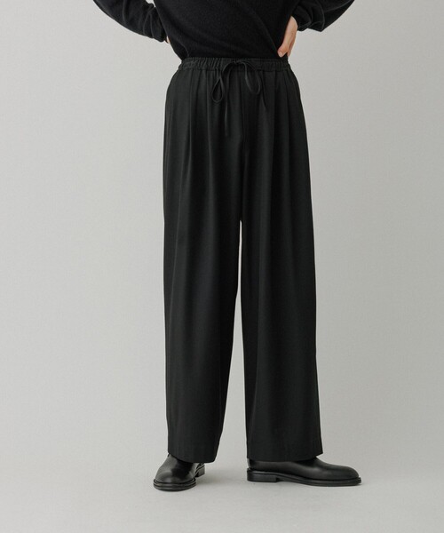 ADAM ET ROPE'（アダムエロペ）の「4WAY ストレッチ ツイル イージー スラックス / セットアップ対応（スラックス・メンズ・ブラック/チャコールグレー/カーキ・L/M）」の18枚目の写真