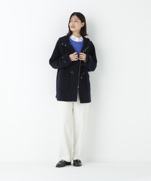 human woman(ヒューマンウーマン)の「◆【5サイズ展開】リクライドクロスセミワイドパンツ(その他パンツ・レディース・ブラウン/ホワイト/ネイビー・SMALL/MEDIUM/X-SMALL/X-LARGE/LARGE)」の10枚目の写真