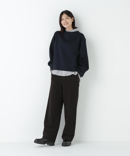 human woman(ヒューマンウーマン)の「◆【5サイズ展開】リクライドクロスセミワイドパンツ(その他パンツ・レディース・ブラウン/ホワイト/ネイビー・SMALL/MEDIUM/X-SMALL/X-LARGE/LARGE)」の18枚目の写真